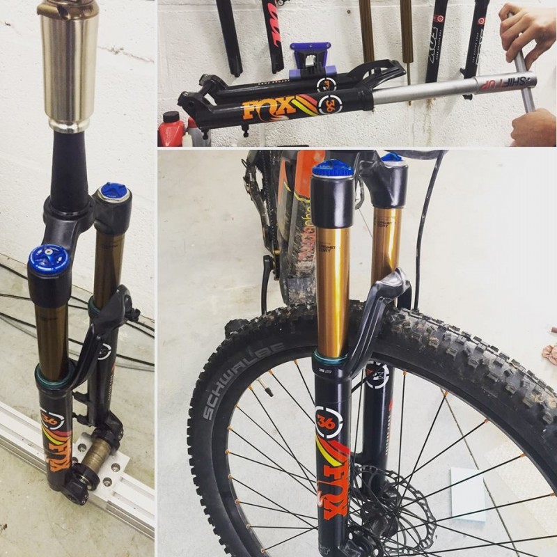 Service Fox Fork Type de fourche FOX FLOAT, FSERIES, VAN 32mm Envoie