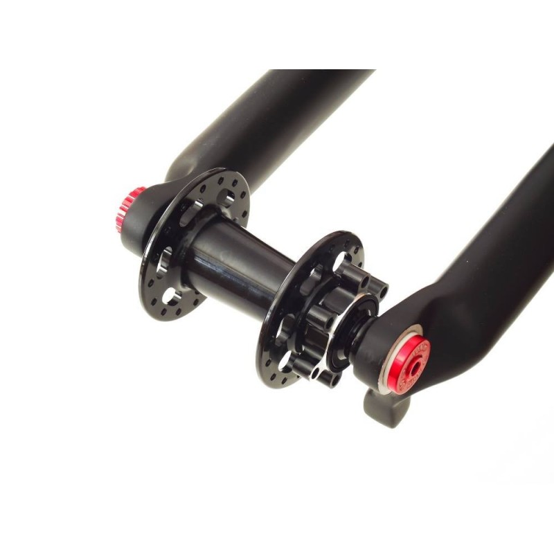 Fourche Carbone SILVEROCK 20 Pouces Pour Brompton GLINE - Frein Disque M12x100mm - Neuf